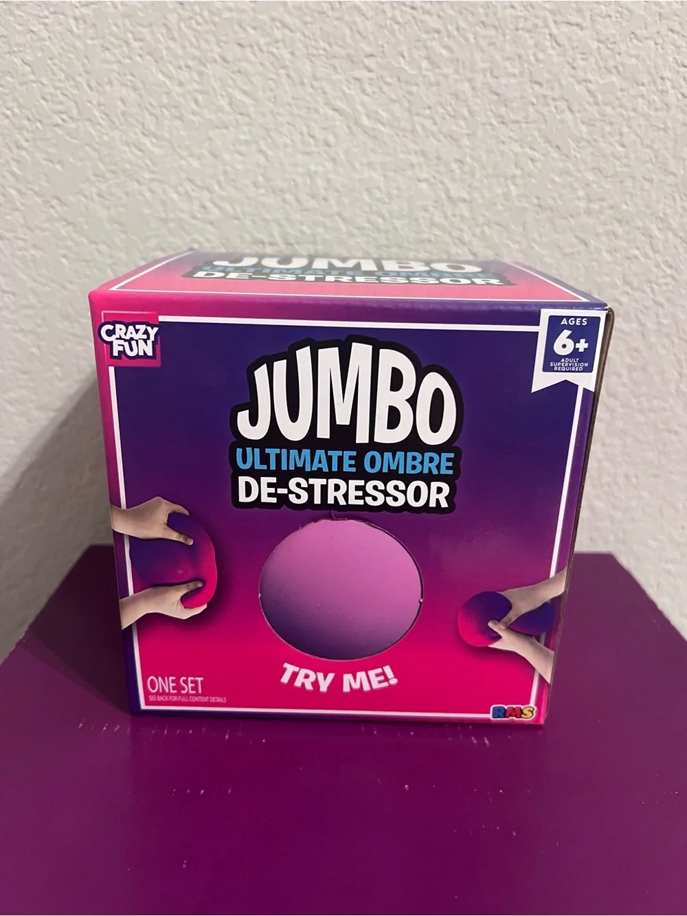 Authentic RMS Jumbo Ultimate Ombre De-Stressor - Pink and Purple